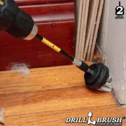 Drillbrush Power Scrubber 3-Piece Pet Hair Remover Brush Kit & Long Reach Extension, Soft Bristle Drill Brush -PetSafe Shop Sale 266437 PT6. AC SS1800 V1611703663