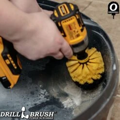 Drillbrush Power Scrubber 2-Piece Pet Hair Removal Kit, Medium Bristle Drill Brush -PetSafe Shop Sale 266443 PT5. AC SS1800 V1611701542