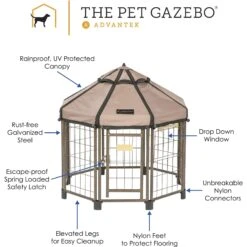 Win World International Pet Gazebo Dog Kennel -PetSafe Shop Sale 270622 PT4. AC SS1800 V1657656526