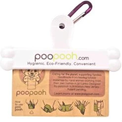Poopooh Biodegradable Dog Waste Bags & Bag Carrier Clip -PetSafe Shop Sale 272154 PT2. AC SS1800 V1612996625