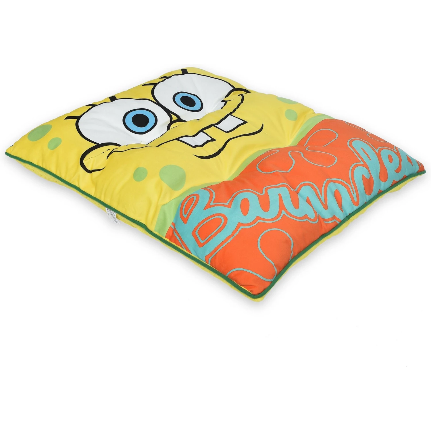 Fetch For Pets Spongebob Sponge-Bob Napper Dog Bed, Yellow 1 Fetch For Pets Spongebob Sponge-Bob Napper Dog Bed, Yellow