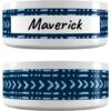 Frisco Personalized Mudcloth Small Dog & Cat Bowl