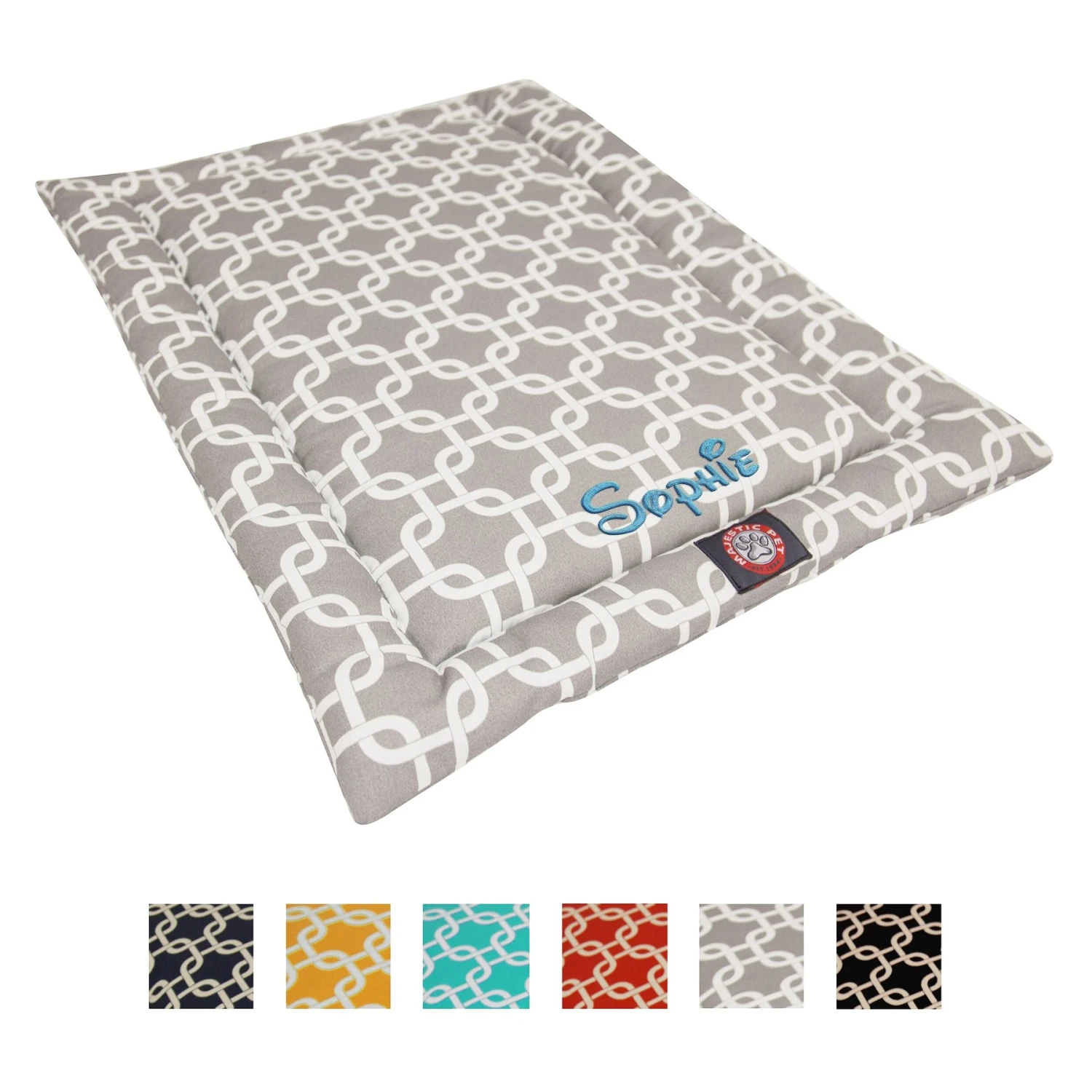 Majestic Pet Links Personalized Dog Crate Mat 1 Majestic Pet Links Personalized Dog Crate Mat