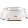 Disney Winnie The Pooh Non-Skid Stainless Steel With Melamine Stand Dog & Cat Bowl, Orange