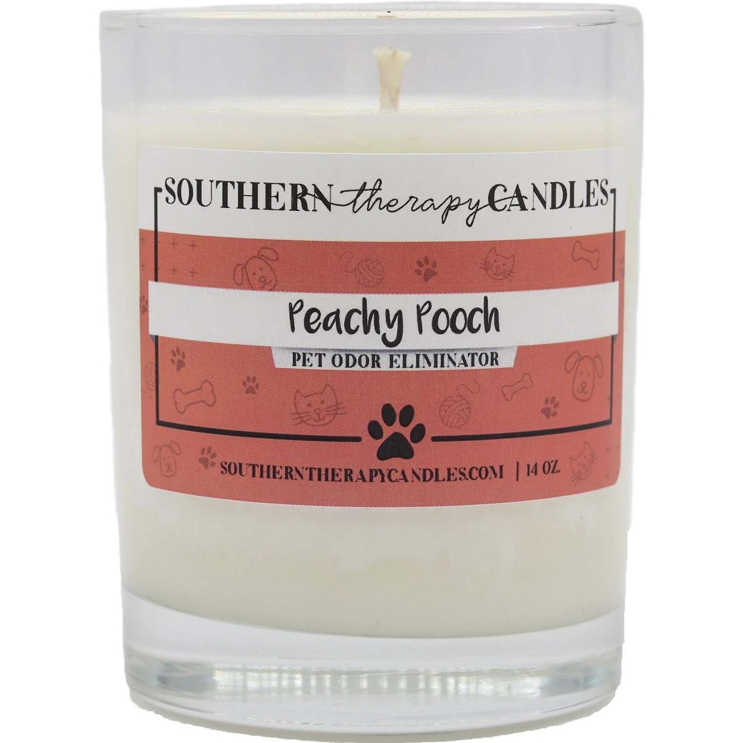 Southern Therapy Candles Peachy Pooch Odor Eliminator Candle 1 Southern Therapy Candles Peachy Pooch Odor Eliminator Candle