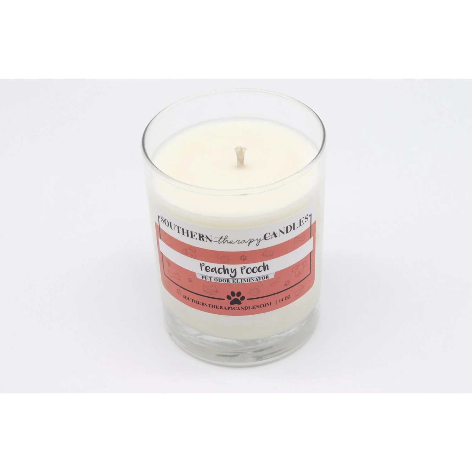 Southern Therapy Candles Peachy Pooch Odor Eliminator Candle 2 Southern Therapy Candles Peachy Pooch Odor Eliminator Candle - Image 2
