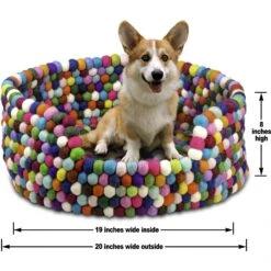 Durkha Premium Felt Bolster Dog Bed -PetSafe Shop Sale 296489 PT3. AC SS1800 V1633639879