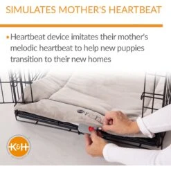 K&H Pet Products Mother's Heartbeat Fleece Puppy Crate Pad 11 K&H Pet Products Mother's Heartbeat Fleece Puppy Crate Pad -PetSafe Shop Sale 296525 PT2. AC SS1800 V1627945618