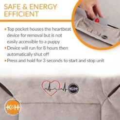K&H Pet Products Mother's Heartbeat Fleece Puppy Crate Pad 12 K&H Pet Products Mother's Heartbeat Fleece Puppy Crate Pad -PetSafe Shop Sale 296525 PT3. AC SS1800 V1627943262