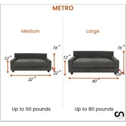 Club Nine Pets Metro Orthopedic Cat & Dog Bed -PetSafe Shop Sale 301290 PT7. AC SS1800 V1695658920