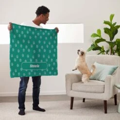 Frisco Personalized Paws Soft Fleece Cat & Dog Blanket, 30" X 40" -PetSafe Shop Sale 304007 PT5. AC SS1800 V1637610099