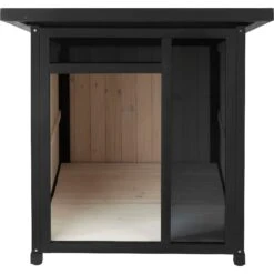 Frisco Modern Wooden Outdoor Dog House, White -PetSafe Shop Sale 304038 PT4. AC SS1800 V1641481007