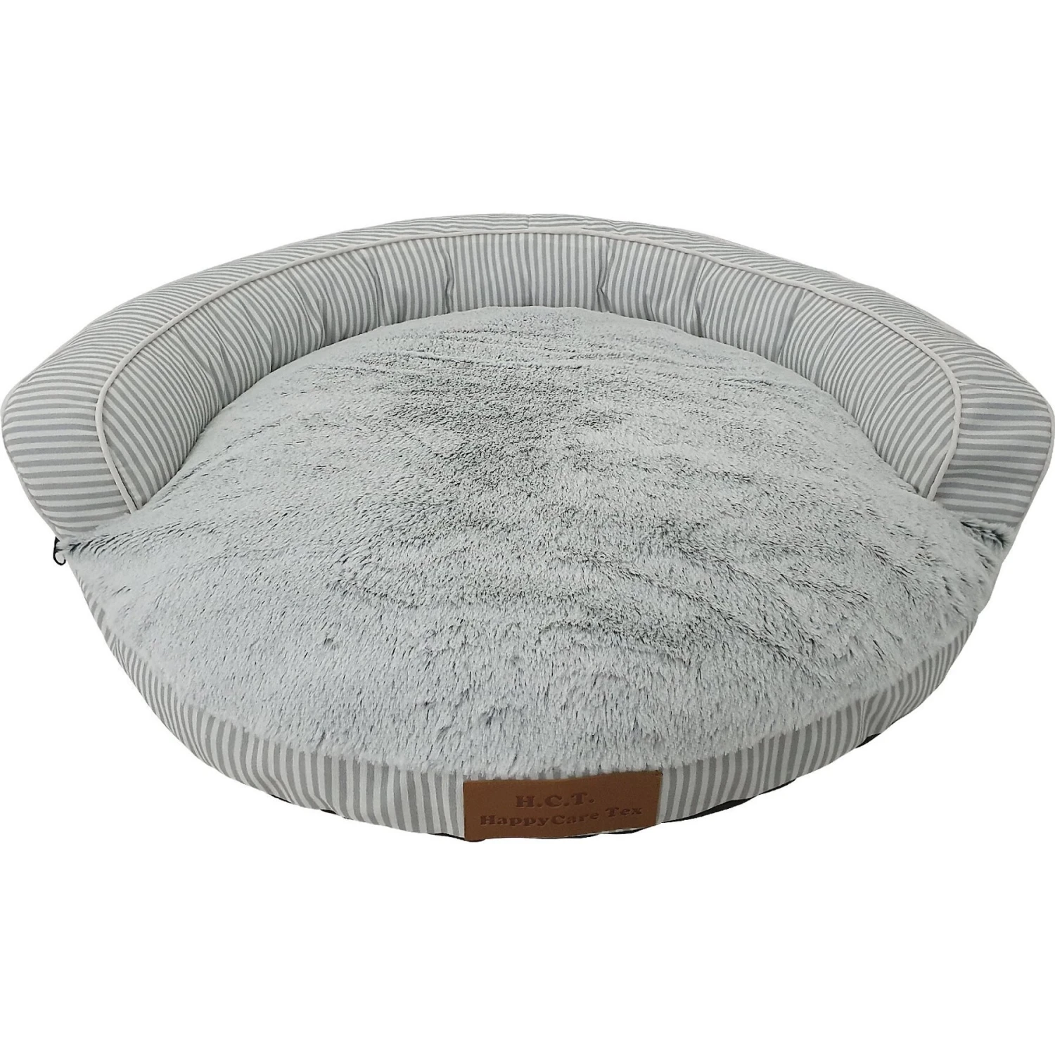 HappyCare Textiles Round Bolster Cat & Dog Bed 2 HappyCare Textiles Round Bolster Cat & Dog Bed - Image 2