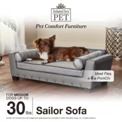 Enchanted Home Pet Sailor Sofa Cat & Dog Bed With Removable Cover 13 Enchanted Home Pet Sailor Sofa Cat & Dog Bed With Removable Cover -PetSafe Shop Sale 305355 PT4. AC SS1800 V1623249475