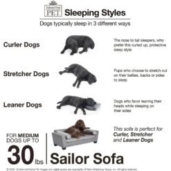 Enchanted Home Pet Sailor Sofa Cat & Dog Bed With Removable Cover 14 Enchanted Home Pet Sailor Sofa Cat & Dog Bed With Removable Cover -PetSafe Shop Sale 305355 PT5. AC SS1800 V1623249479
