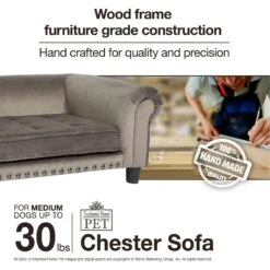 Enchanted Home Pet Chester Sofa Cat & Dog Bed -PetSafe Shop Sale 305371 PT8. AC SS1800 V1623287557