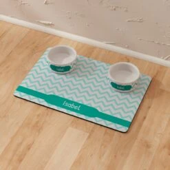 Frisco Personalized Chevron Dog & Cat Placemat -PetSafe Shop Sale 306754 PT8. AC SS1800 V1636048296