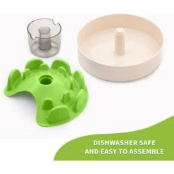Pet Dream House SPIN Tricky Level UFO Maze Non-Skid Plastic Interactive Slow Feeder Dog Bowl -PetSafe Shop Sale 308748 PT6. AC SS1800 V1627518083
