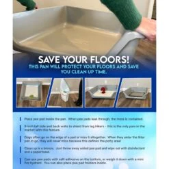 Shirley K's Indoor Dog Potty Tray, X-Large -PetSafe Shop Sale 308762 PT5. AC SS1800 V1679682924