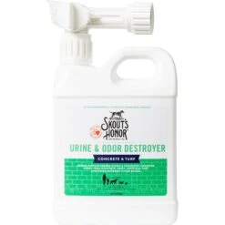 Skout's Honor Outdoor Turf & Concrete Urine & Odor Destroyer Spray, 32-oz Bottle