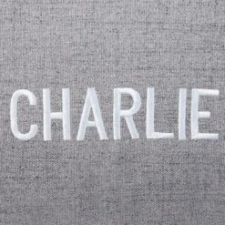 Frisco Personalized Knife Edge Bed, Dark Grey Linen, Large -PetSafe Shop Sale 311762 PT4. AC SS1800 V1630593979