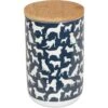 Bone Dry Ceramic Show Dog Treat Canister