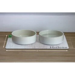 904 Custom Personalized Woodgrain Dog & Cat Placemat -PetSafe Shop Sale 314053 PT2. AC SS1800 V1637022402