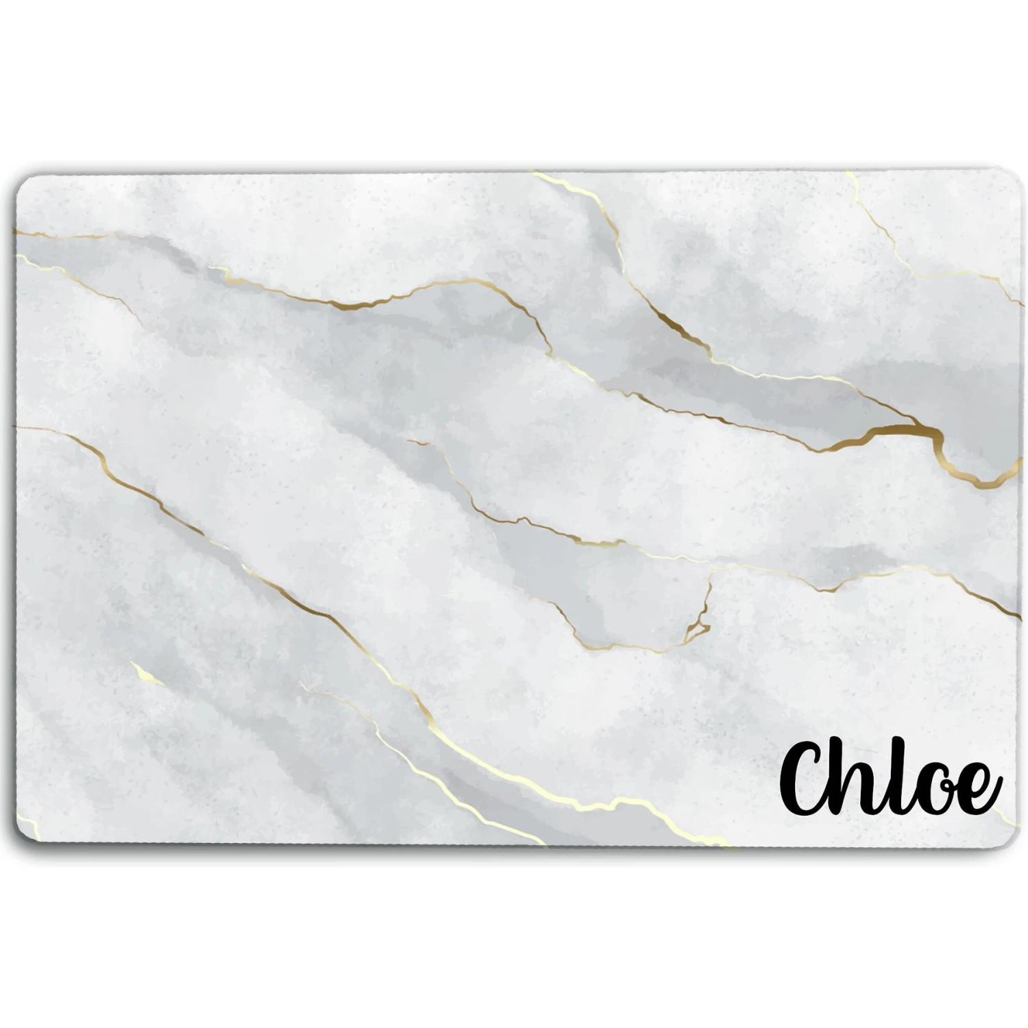 904 Custom Personalized Gold Marble Dog & Cat Placemat 1 904 Custom Personalized Gold Marble Dog & Cat Placemat