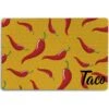904 Custom Personalized Hot Pepper Dog & Cat Placemat