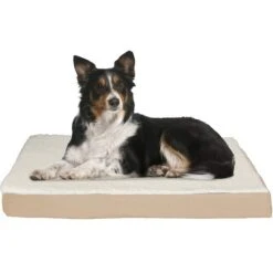 Pet Adobe Memory Foam Orthopedic Bolster Dog Bed With Removable Cover