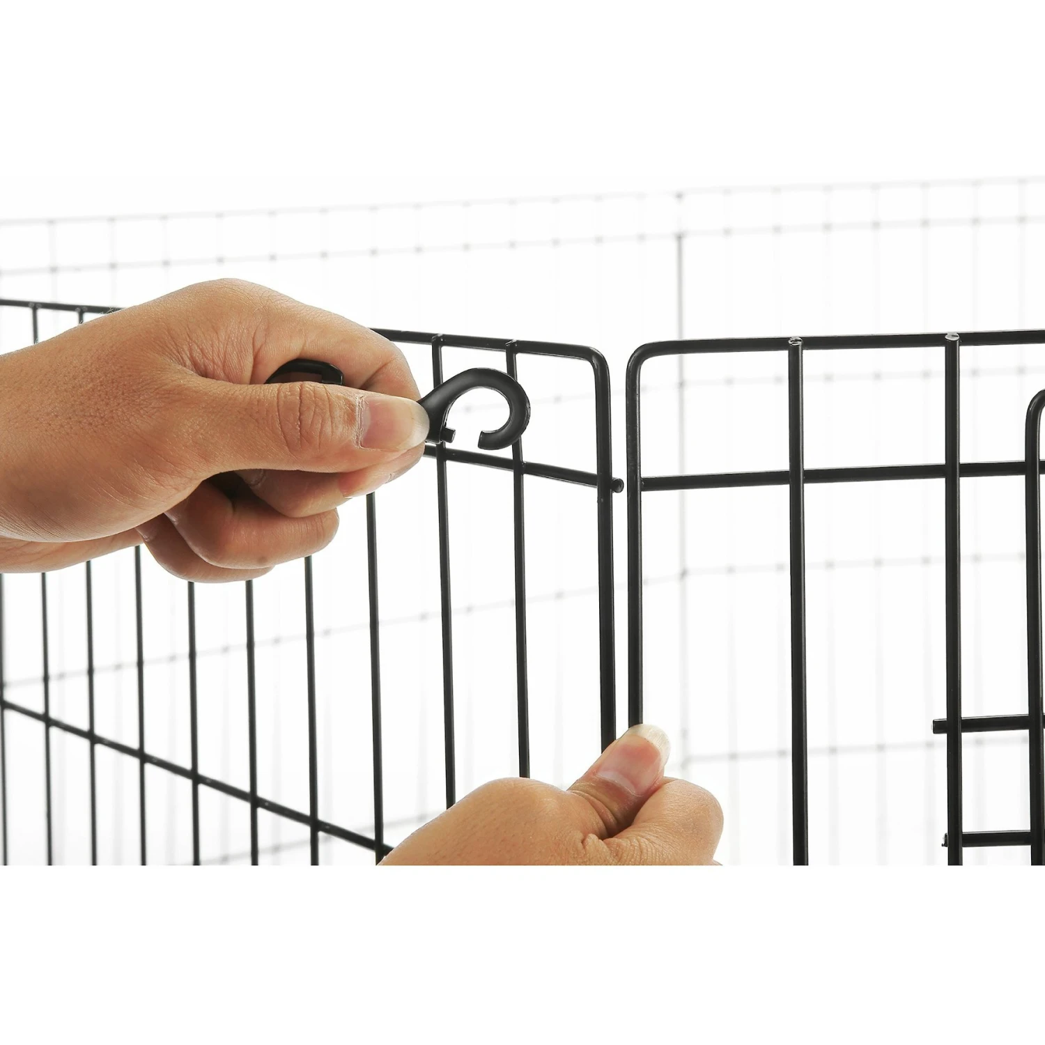 Pet Adobe 8-Panel Folding Metal Dog & Cat Playpen 2 Pet Adobe 8-Panel Folding Metal Dog & Cat Playpen - Image 2