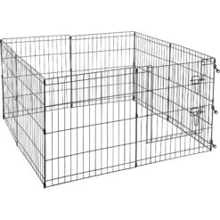 Pet Adobe 8-Panel Folding Metal Dog & Cat Playpen & Door 12 Pet Adobe 8-Panel Folding Metal Dog & Cat Playpen & Door -PetSafe Shop Sale 315027 PT5. AC SS1800 V1626393390