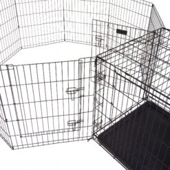 Pet Adobe Folding Puppy Playpen -PetSafe Shop Sale 315034 PT3. AC SS1800 V1626394879