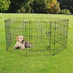 Pet Adobe Folding Puppy Playpen -PetSafe Shop Sale 315034 PT4. AC SS1800 V1626393458