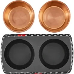 Disney Minnie Mouse Peek-A-Boo Melamine Stainless Steel Double Dog & Cat Bowl -PetSafe Shop Sale 315286 PT4. AC SS1800 V1646327641