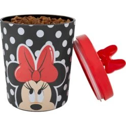 Disney Minnie Mouse Peek-A-Boo Melamine Dog & Cat Treat Jar -PetSafe Shop Sale 315289 PT4. AC SS1800 V1646327231
