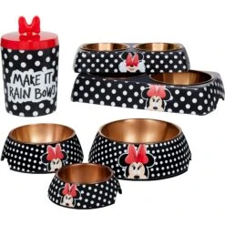 Disney Minnie Mouse Peek-A-Boo Melamine Dog & Cat Treat Jar -PetSafe Shop Sale 315289 PT8. AC SS1800 V1647288877