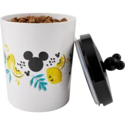 Disney Mickey Mouse Lemon Melamine Dog & Cat Treat Jar -PetSafe Shop Sale 315302 PT4. AC SS1800 V1646327545