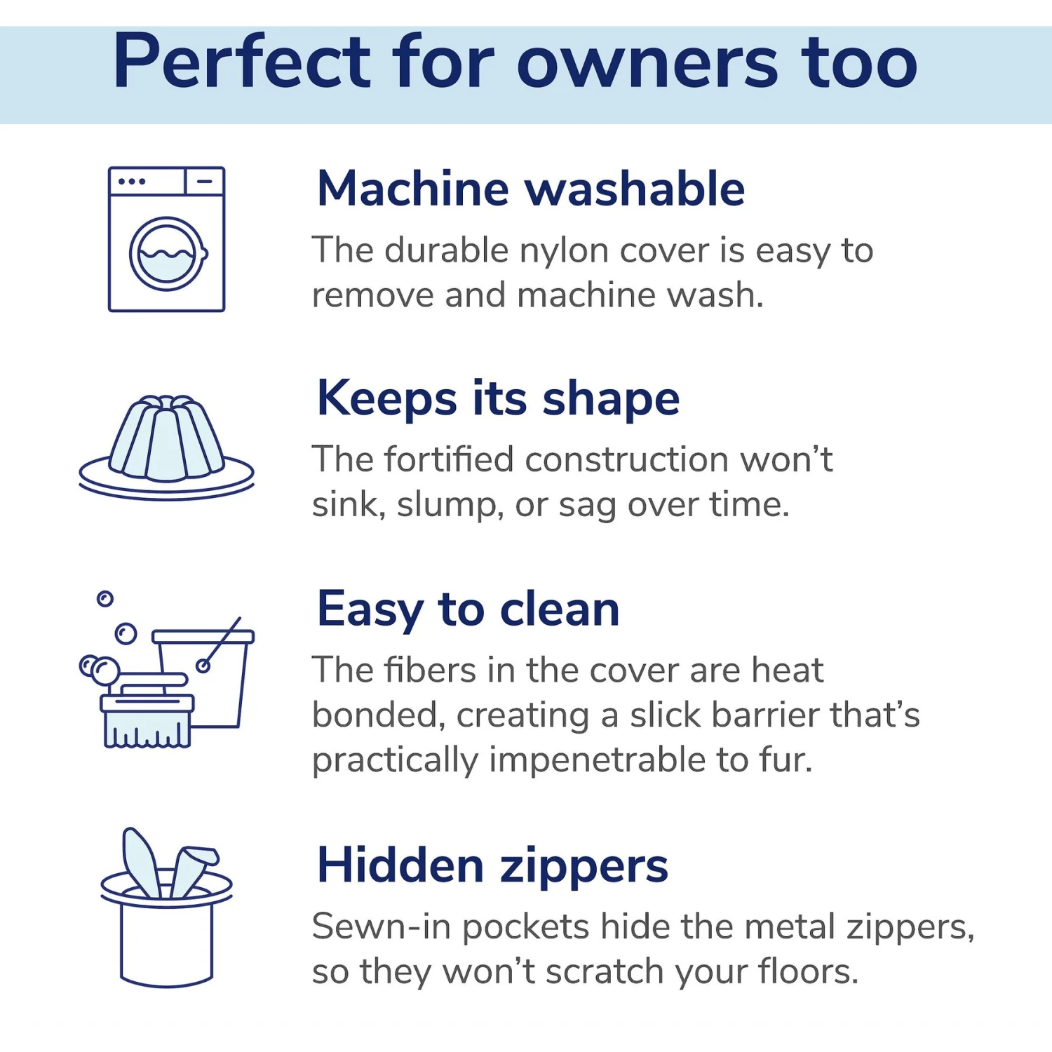 Casper Bolster Dog Bed 6 Casper Bolster Dog Bed - Image 6