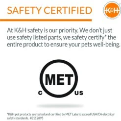 K&H Pet Products Mother’s Heartbeat Heated Bolster Puppy Bed -PetSafe Shop Sale 316709 PT5. AC SS1800 V1637627911