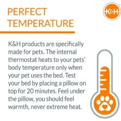 K&H Pet Products Mother’s Heartbeat Heated Bolster Puppy Bed -PetSafe Shop Sale 316709 PT6. AC SS1800 V1637622822