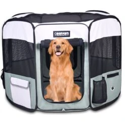 Jespet Soft-Sided Dog & Cat Playpen