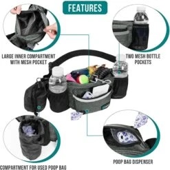 PetAmi Dog & Cat Fanny Pack With Travel Bowl -PetSafe Shop Sale 325235 PT2. AC SS1800 V1689688014