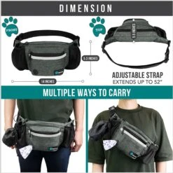 PetAmi Dog & Cat Fanny Pack With Travel Bowl -PetSafe Shop Sale 325235 PT4. AC SS1800 V1689691632