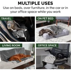 FurHaven Waterproof Velvet Dog & Cat Throw Blanket -PetSafe Shop Sale 330976 PT7. AC SS1800 V1637172096