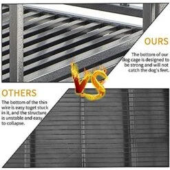 SMONTER Heavy Duty I Shape Dog Crate, Silver -PetSafe Shop Sale 331300 PT5. AC SS1800 V1634076070