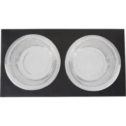 Frisco Premium Wood Elevated Stainless Steel Double Diner Dog & Cat Bowl, Black, 3 Cup 10 Frisco Premium Wood Elevated Stainless Steel Double Diner Dog & Cat Bowl, Black, 3 Cup -PetSafe Shop Sale 331509 PT4. AC SS1800 V1657656894