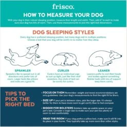 Frisco Farmhouse Rectangular Bolster Dog Bed W/ Removable Cover -PetSafe Shop Sale 333868 PT3. AC SS1800 V1658716392