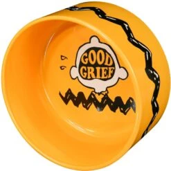 Fetch For Pets Good Grief Charlie Ceramic Dog Bowl, 3.5-cups -PetSafe Shop Sale 338536 PT3. AC SS1800 V1635782242