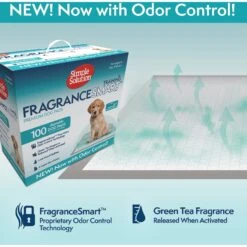 Simple Solution FragranceSmart Odor Control Green Tea Fragrance Odor Neutralizer With Wetness Indicator Puppy Training Pads, 100 Count -PetSafe Shop Sale 339754 PT2. AC SS1800 V1636061832